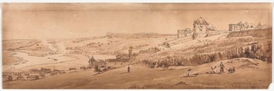 パリで最も美しい20の景色のセレクション、1802年。 作： Thomas Girtin