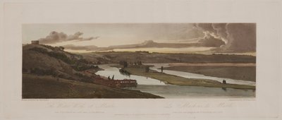 パリで最も美しい20の景色のセレクション：マルリの水道...、1803年。 作： Thomas Girtin