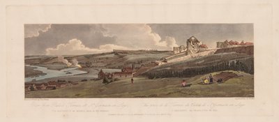 パリで最も美しい20の景色のセレクション：パレステラスからの眺め、1803年。 作： Thomas Girtin