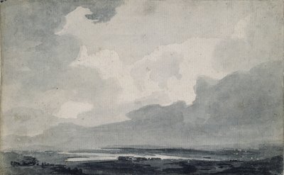 ムーアランド・ビュー、c1800 作： Thomas Girtin