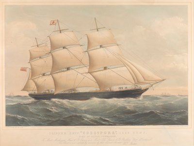 クリッパー船 Cossipore 1226トン 作： Thomas Goldsworth Dutton