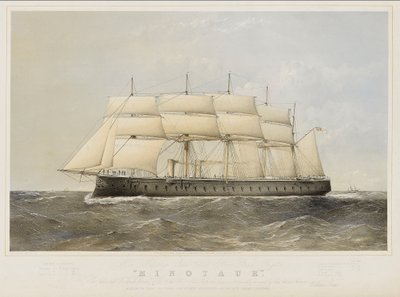 鉄ケーススクリュー蒸気フリゲートHMS「ミノタウロス 作： Thomas Goldsworth Dutton