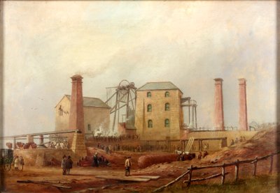 災害後のハートリー炭鉱、1869 作： Thomas H. Hair