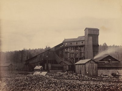 ギブソンズ・ブレーカー、ラシュデール、デル＆ハドソン運河社、c.1863-1865年（写真） 作： Thomas H. Johnson