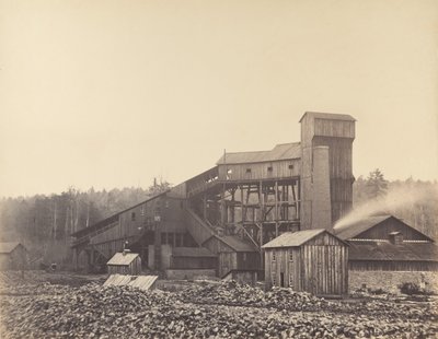 ギブソンのブレーカー、ラッシュデール、ペンシルベニア、1860 年代。 作： Thomas H. Johnson