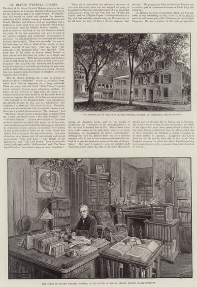 オリバーウェンデルホームズ博士 作： Thomas Harrington Wilson