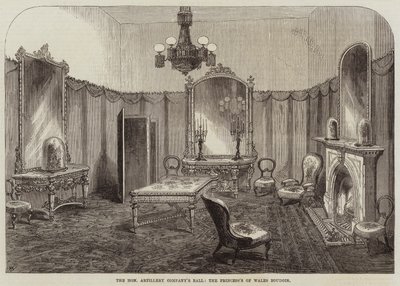 ウェールズ公爵夫人のブドワールの名誉砲兵隊の球 作： Thomas Harrington Wilson
