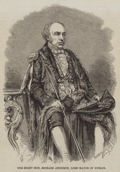 ダブリン市長、リチャード・アトキンソン氏 作： Thomas Harrington Wilson