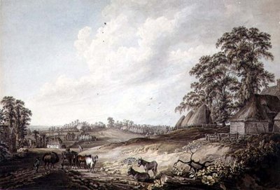 A View in Suffolk 作： Thomas Hearne