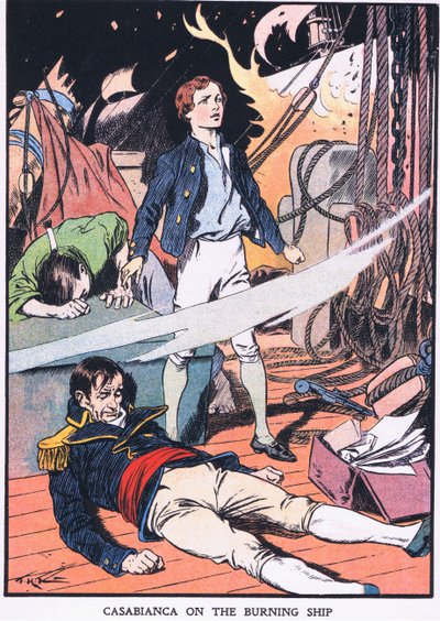 カサビアンカ（カラーリトグラフ） 作： Thomas Heath Robinson