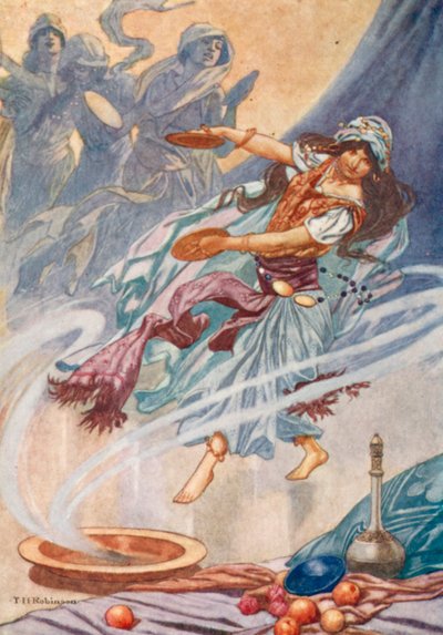 エドヴァルド・グリーグ：アニトラの踊り（カラーリトグラフ） 作： Thomas Heath Robinson