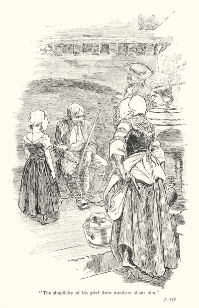 ローレンス・スターン著『センチメンタルな旅』の挿絵（リトグラフ） 作： Thomas Heath Robinson