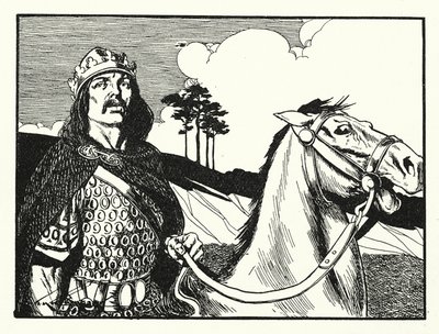 アルフレッド王（リト） 作： Thomas Heath Robinson