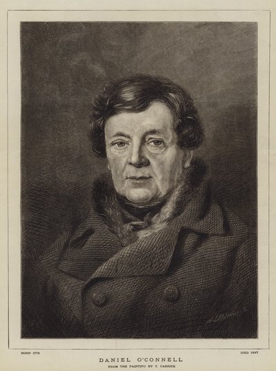 ダニエル・オコンネル 作： Thomas Heathfield Carrick