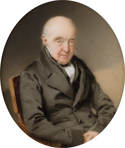 サミュエル・ロジャースの肖像、1822-74年頃（キャンバスに油彩） 作： Thomas Heathfield Carrick