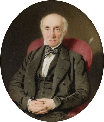 ウィリアム・ワーズワースの肖像（1770-1850）、1822-50年頃（キャンバスに油彩） 作： Thomas Heathfield Carrick