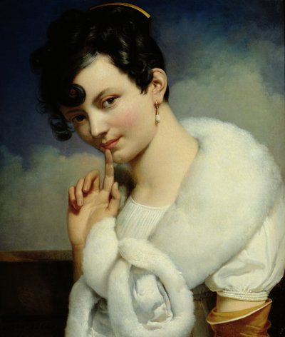 女性の肖像 作： Thomas Henry