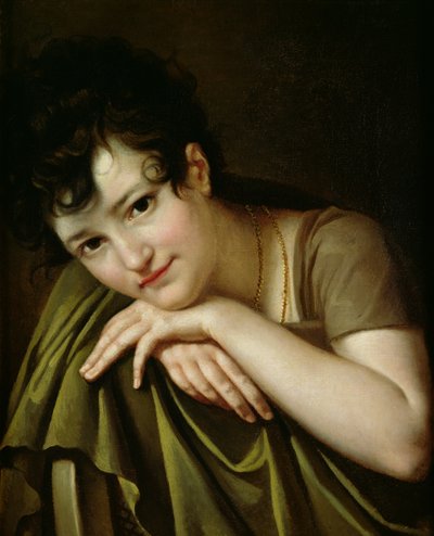 女性の肖像 作： Thomas Henry