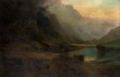 クワガタのハイランドロッホ 作： Thomas Henry Gibb