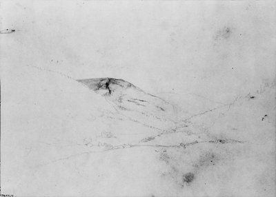 Mountain View [Catskills] from Sketchbook, ca. 1860年頃 1864年。 作： Thomas Hewes Hinckley