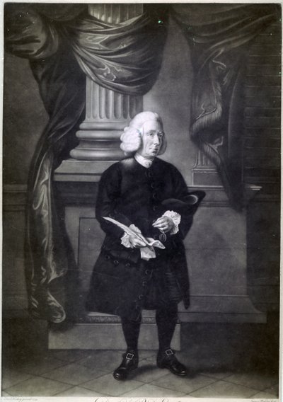 ジェームズワトソンによって刻まれたダニエルレース、1773年 作： Thomas Hickey