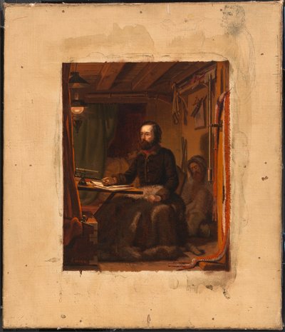 エリシャ・ケント・ケイン、c。 1860年。 作： Thomas Hicks