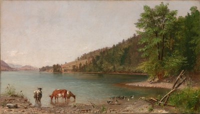 小さな風景、1862年。 作： Thomas Hicks