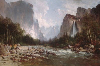 ヨセミテバレーの眺め、1885年。 作： Thomas Hill