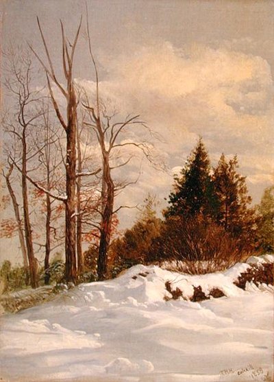 キャッツキル冬の風景 作： Thomas Hiram Hotchkiss