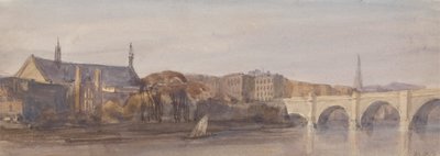 Vista do Westminster Hall e da Ponte de Lambeth 作： Thomas Hollis