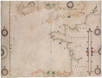 ビスケー湾と英仏海峡の地図 作： Thomas Hood