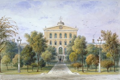 Tothill Fields の Bridewell 刑務所、ウェストミンスター、ロンドン、c1850 作： Thomas Hosmer Shepherd