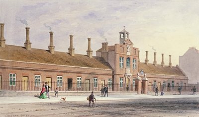 ロチェスターロウのエメリーヒルズ施し住宅、1850 作： Thomas Hosmer Shepherd