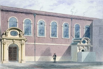 ハーバーダッシャーズホール、1852年 作： Thomas Hosmer Shepherd