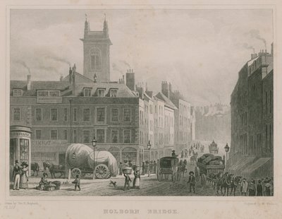 ホルボーン橋、ロンドン 作： Thomas Hosmer Shepherd