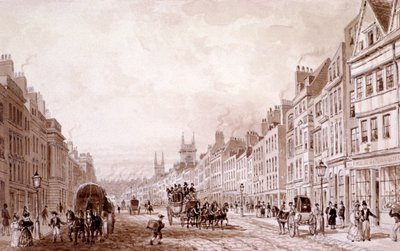 ホルボーン、ロンドン、c1830 作： Thomas Hosmer Shepherd