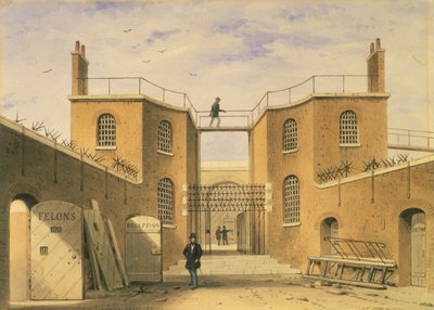 矯正の家、クラーケンウェル、ロンドン、c1850 作： Thomas Hosmer Shepherd