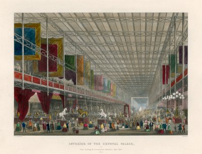 クリスタルパレスの内部、またはハイドパークの国際展示会に最適な建物 作： Thomas Hosmer Shepherd