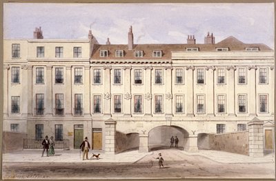 リンカーンズ イン フィールズ、ホルボーン、ロンドン、c1835 作： Thomas Hosmer Shepherd