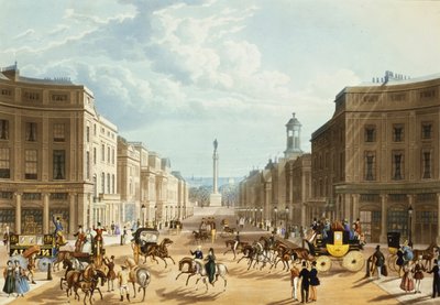ローワーリージェントストリート、パブ。アッカーマン、1835年頃（192750も参照） 作： Thomas Hosmer Shepherd