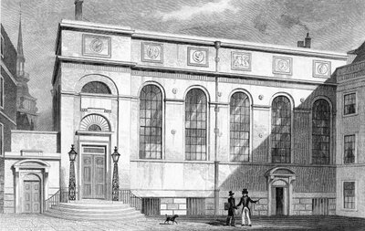 W.ワトキンスによって彫刻された文房具ホール、文房具ホールコート、1830 作： Thomas Hosmer Shepherd