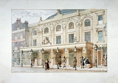 サリー シアターとサリー コーヒー ハウス、ブラックフライアーズ ロード、サザーク、ロンドン、c1835 作： Thomas Hosmer Shepherd