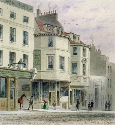 ザボアーズヘッドイン、キングストリート、ウェストミンスター、1858 作： Thomas Hosmer Shepherd
