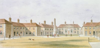 チャールズホプトンの施し住宅、1852年のビュー 作： Thomas Hosmer Shepherd