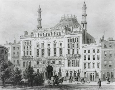 1825年の王立科学芸術大パノラマ（リトグラフ） 作： Thomas Hosmer Shepherd