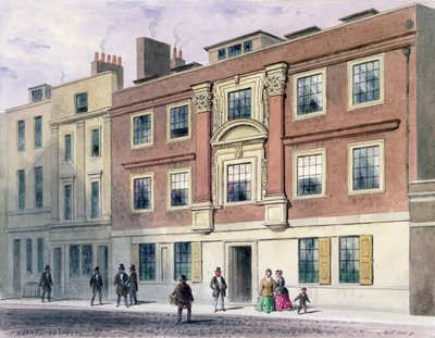 ウィンチェスターストリート、1850 作： Thomas Hosmer Shepherd
