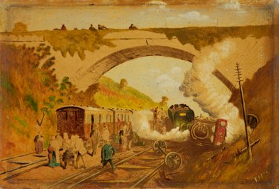 フラックス・ボートンでの鉄道事故 作： Thomas Howard Harker