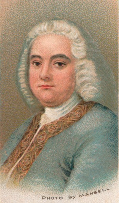 ジョージフリデリックヘンデル1685-1759、ドイツ生まれのイギリスの作曲家、1911年 作： Thomas Hudson