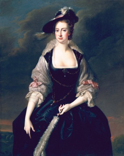 レディフランシスコートニー、1741年頃 作： Thomas Hudson