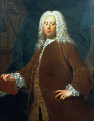 ジョージ・フレデリック・ヘンデルの肖像（1685-1759）c.1736 作： Thomas Hudson